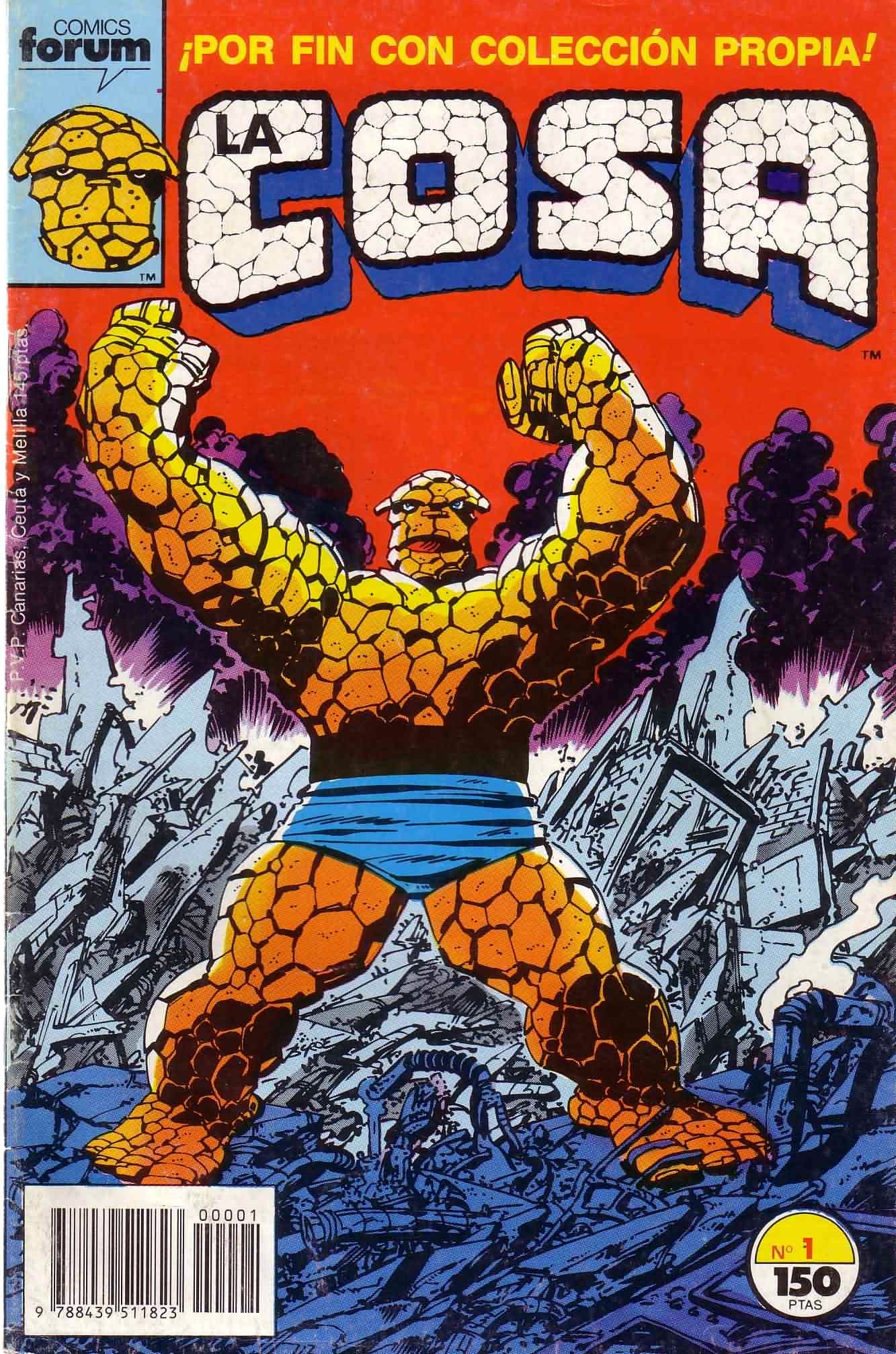 Portada ampliada de La Cosa