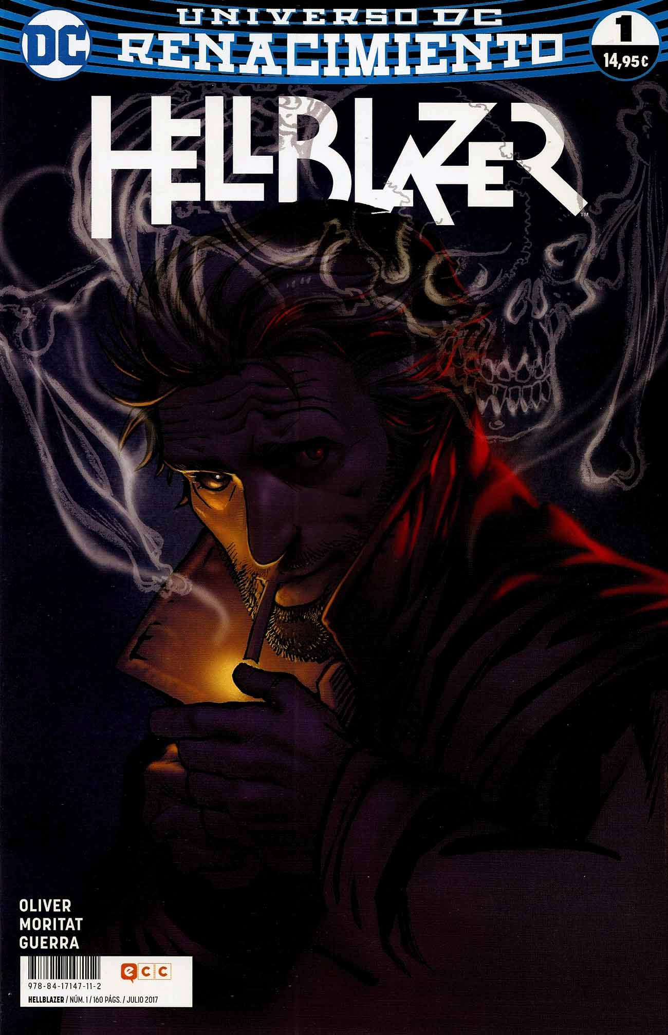 Portada ampliada de Hellblazer