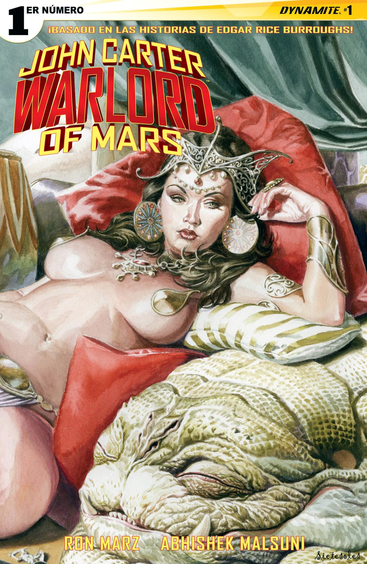 Portada ampliada de John Carter Warlord of Mars