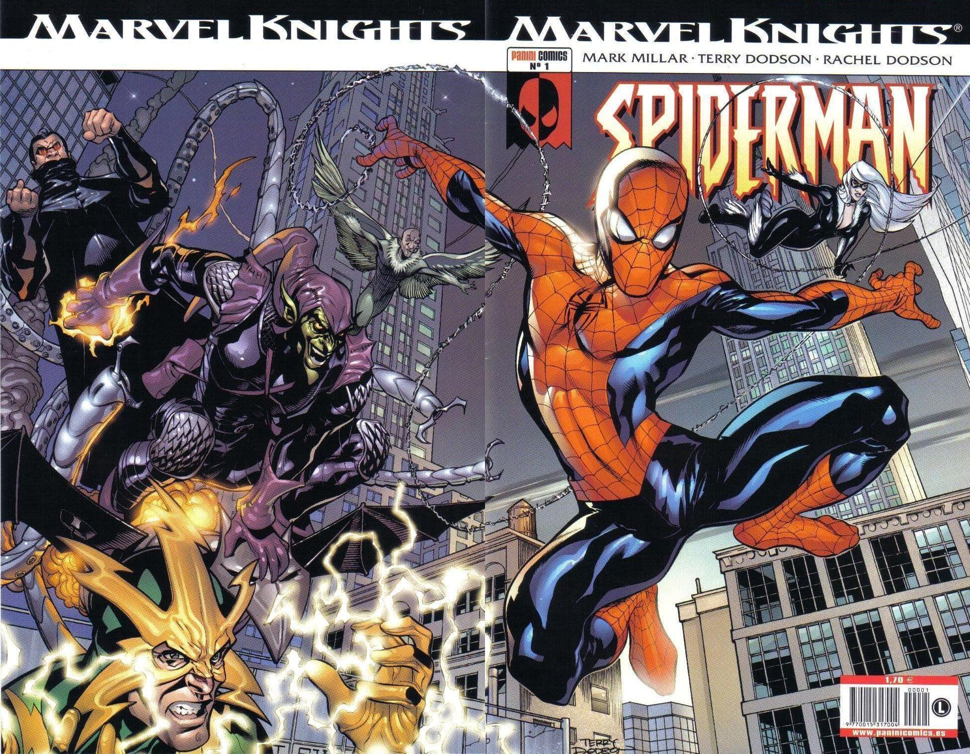 Portada ampliada de SPIDERMAN