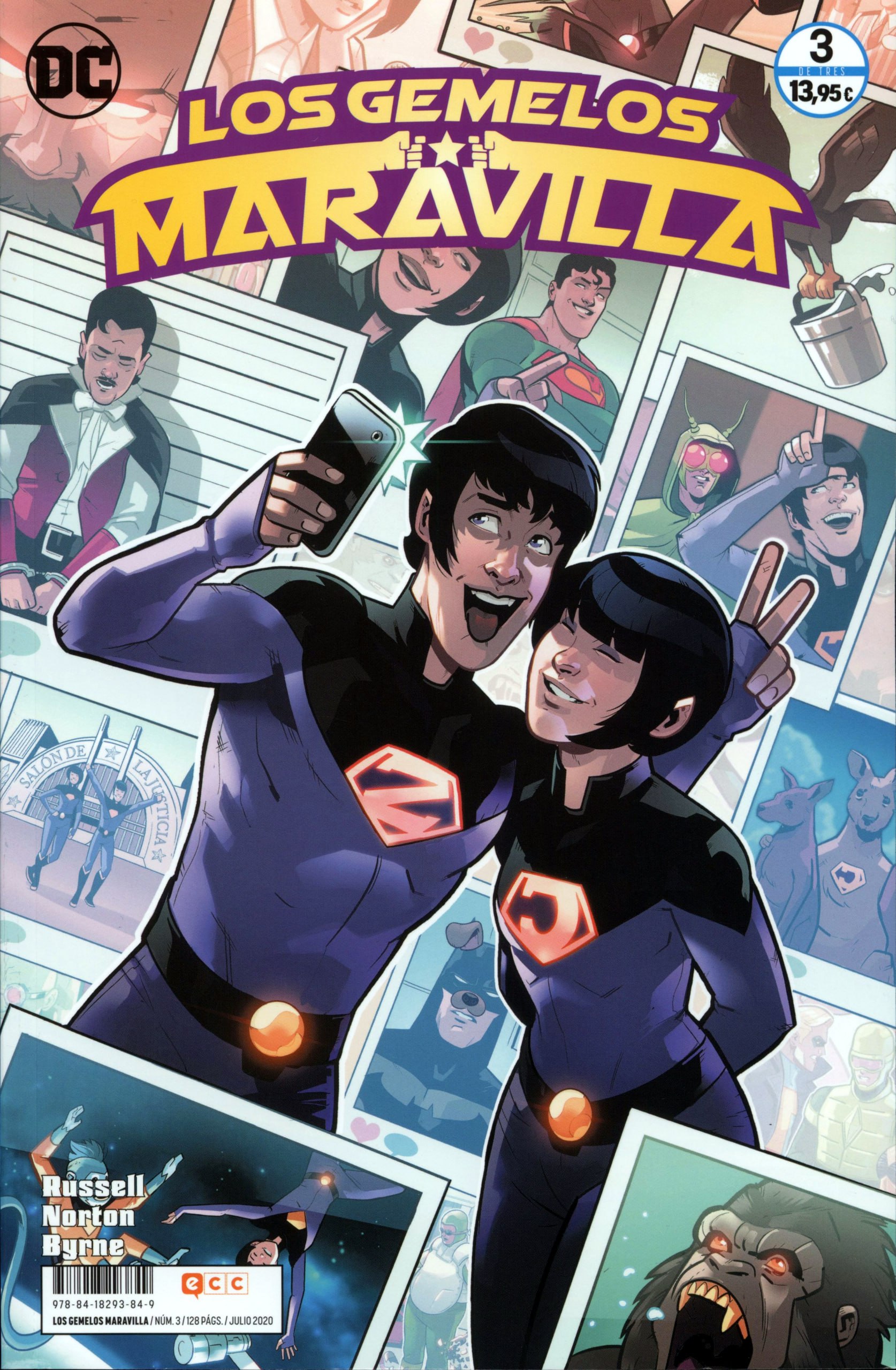 Portada ampliada de LOS GEMELOS MARAVILLA