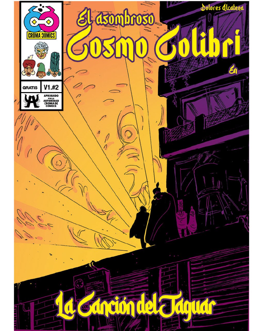 Portada ampliada de El asombroso Cosmo Colibri