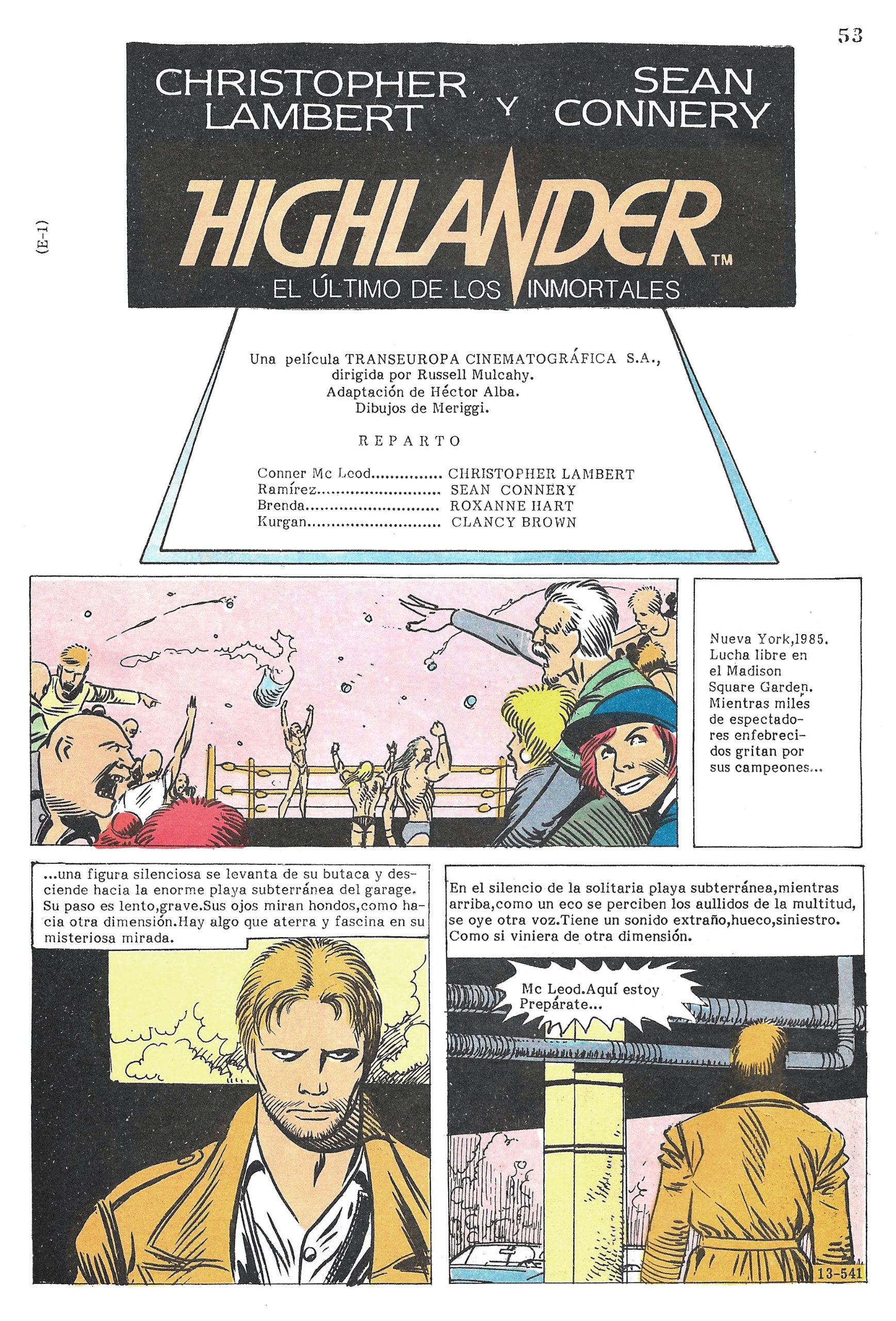 Portada ampliada de Highlander El Ultimo De Los Inmortales