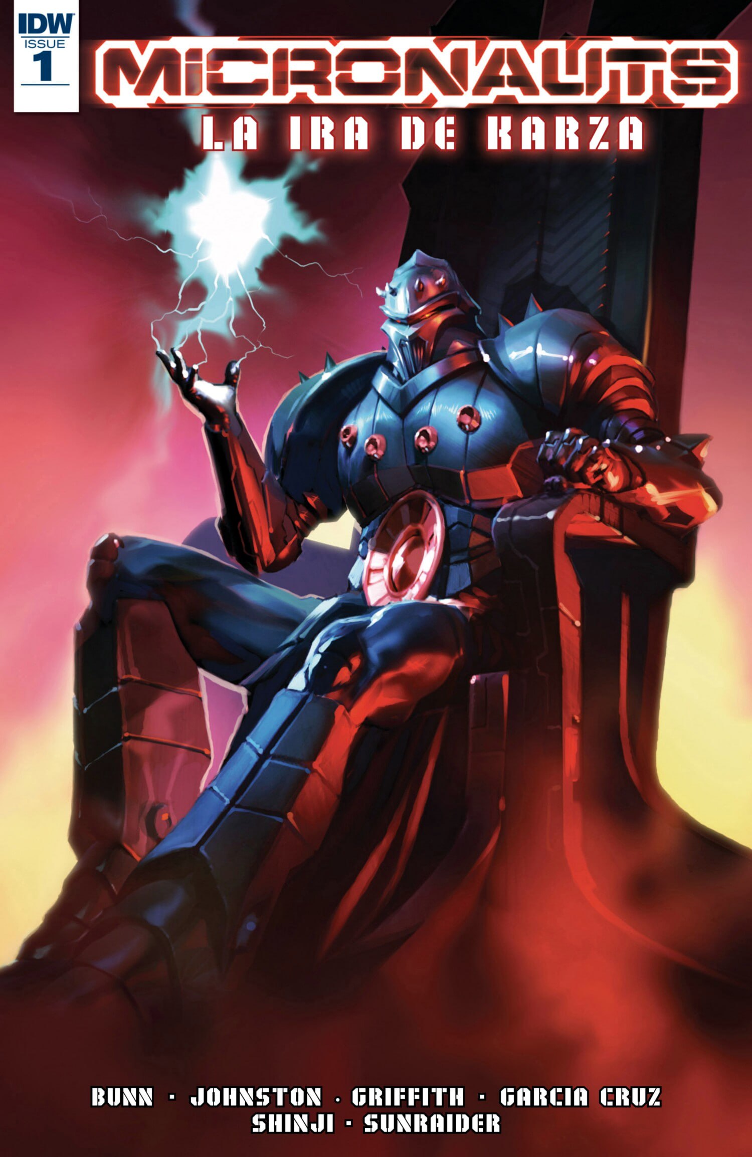 Portada ampliada de MICRONAUTS LA IRA DE KARZA