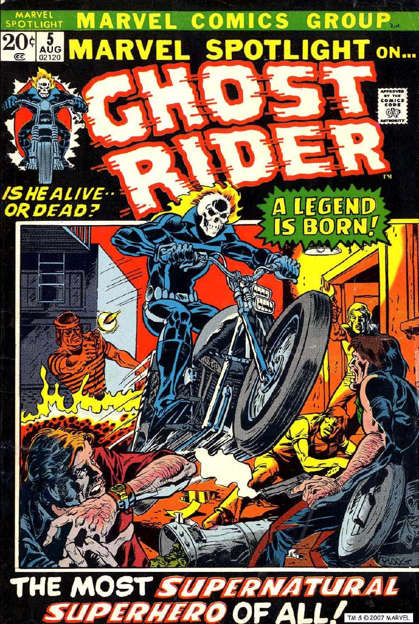 Portada ampliada de MARVEL SPOTLIGHT ON... GHOST RIDER