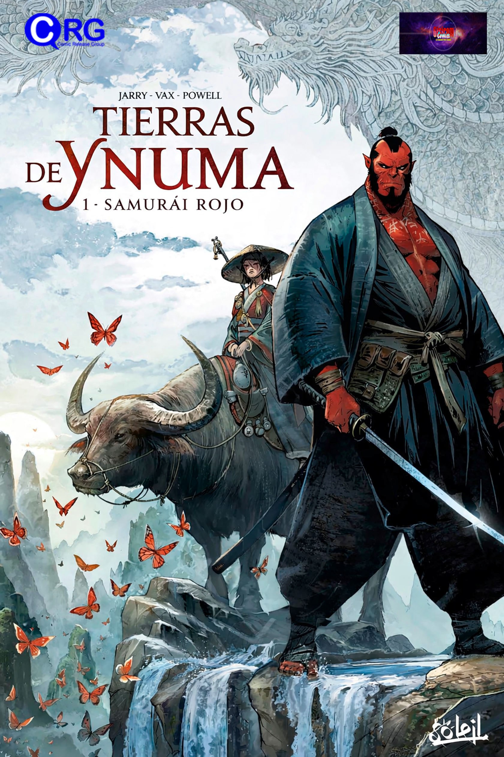Portada ampliada de TIERRAS DE YNUMA 1 - SAMURAI ROJO