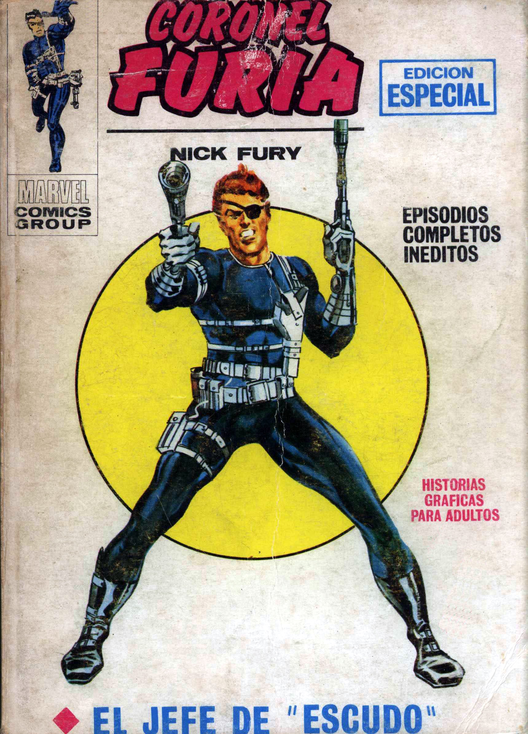 Portada ampliada de Coronel Furia