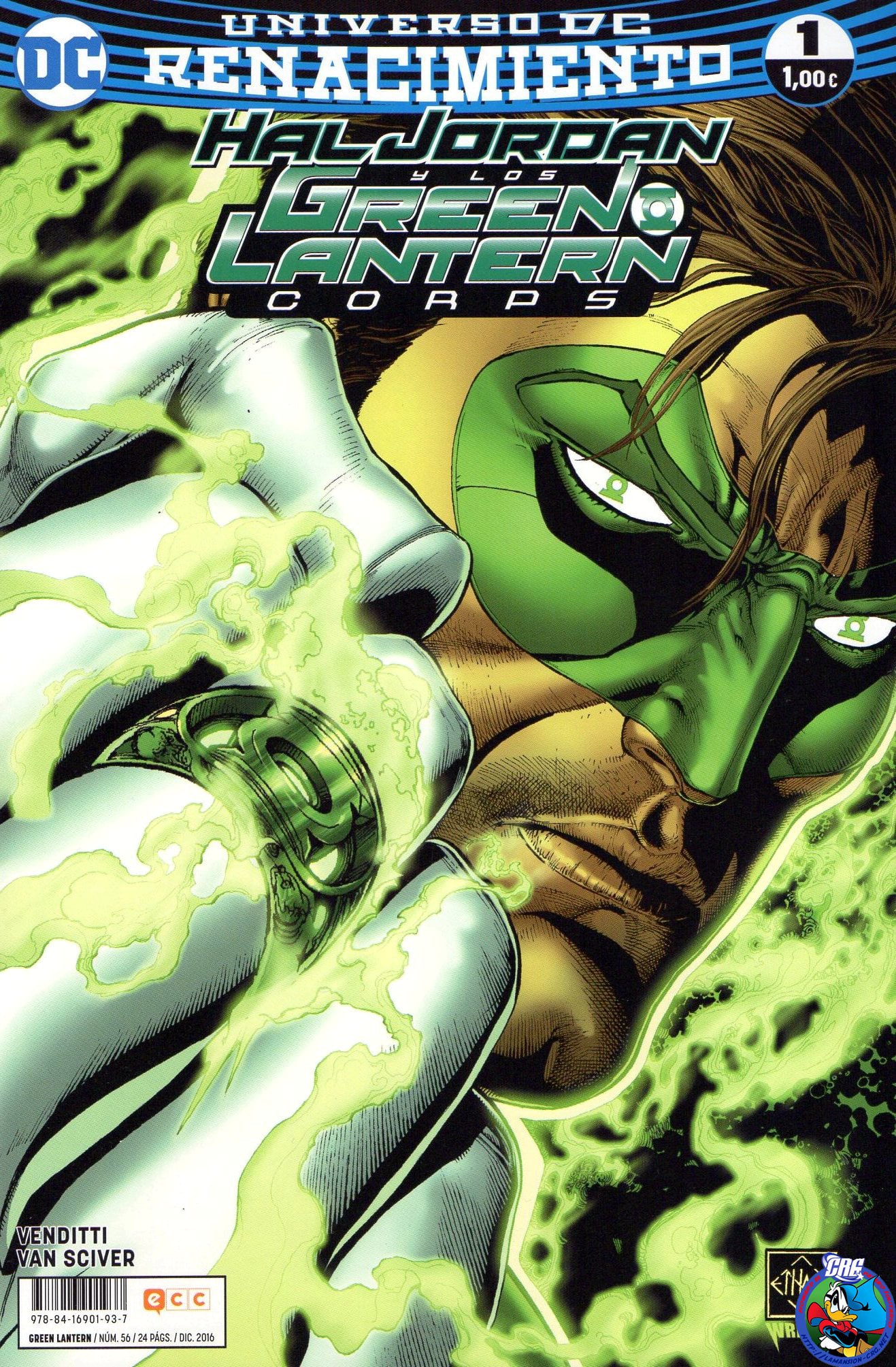 Portada ampliada de Hal Jordan Green Lantern Corps