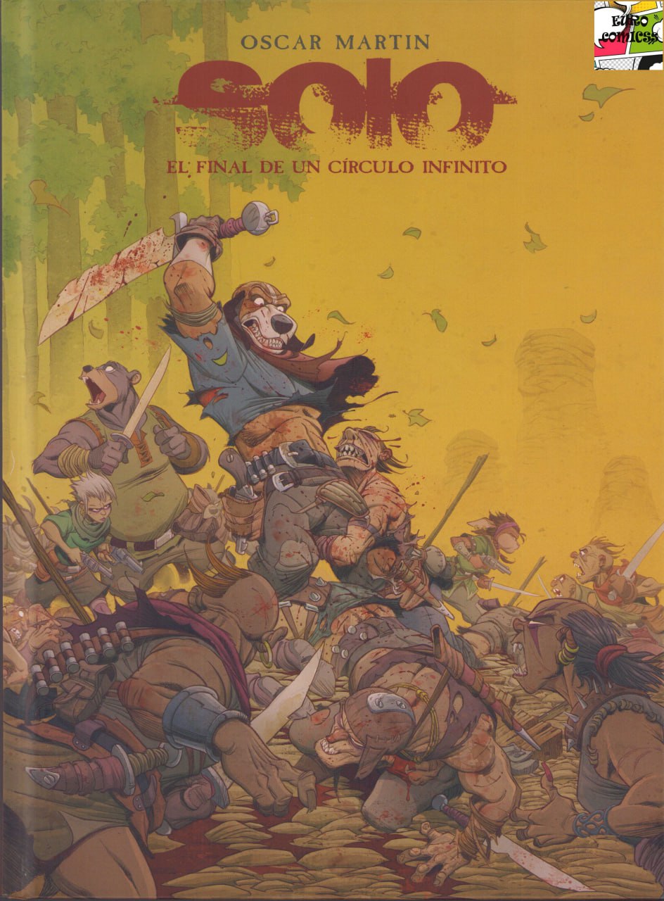 Portada ampliada de SOLO, EL FINAL DE UN CIRCULO INFINITO