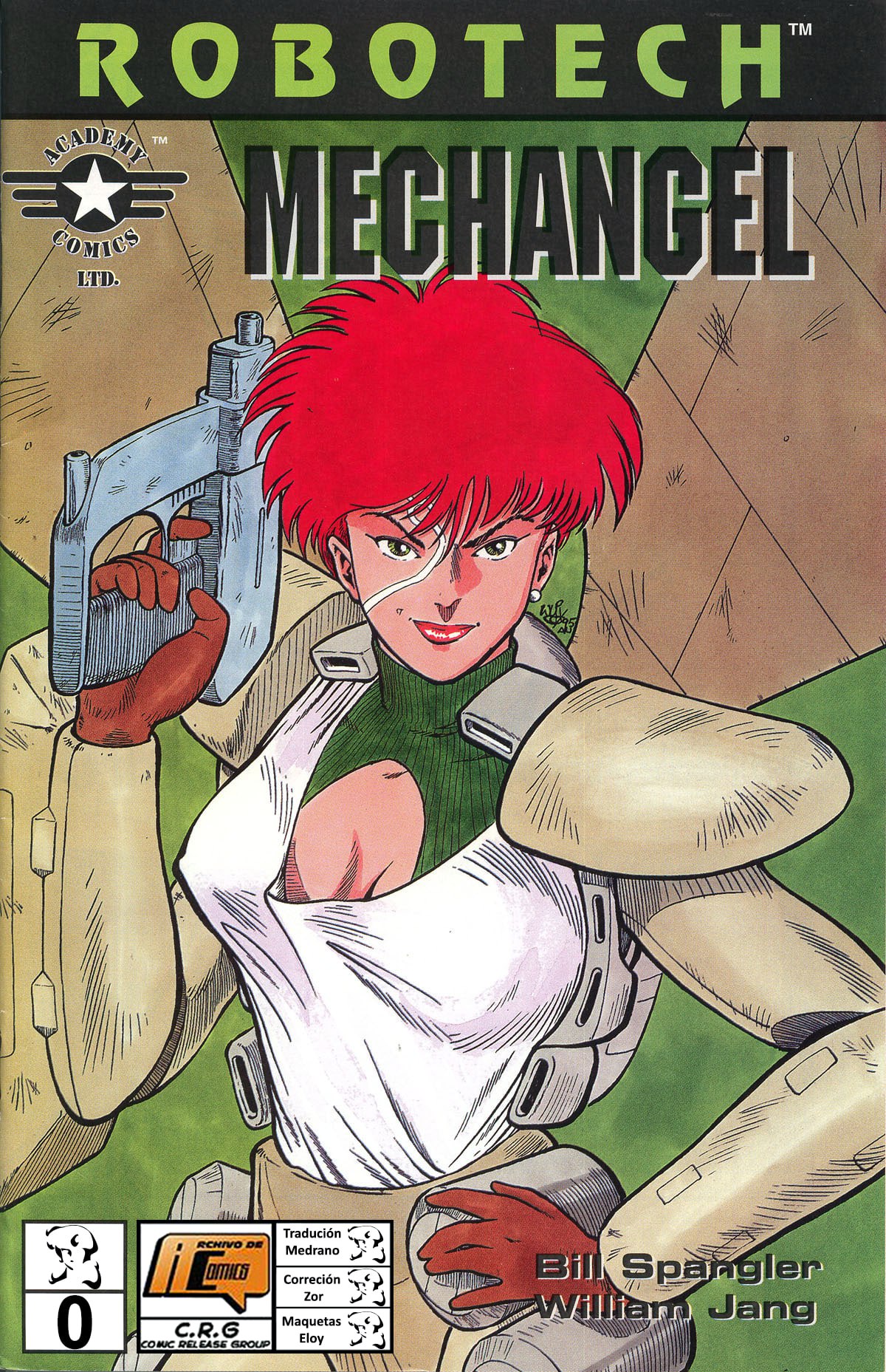 Portada ampliada de Robotech Mechange