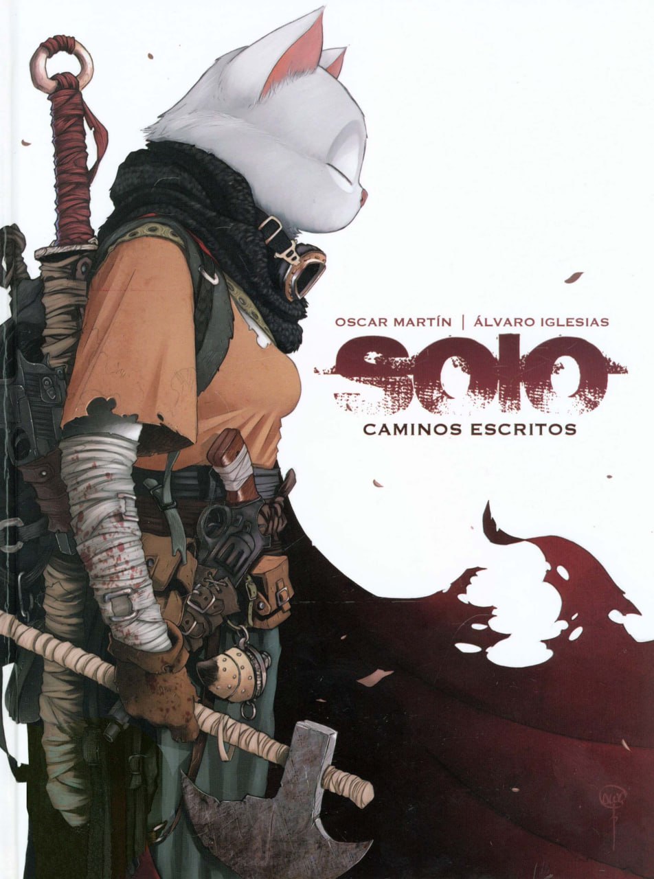 Portada ampliada de Solo Caminos escritos