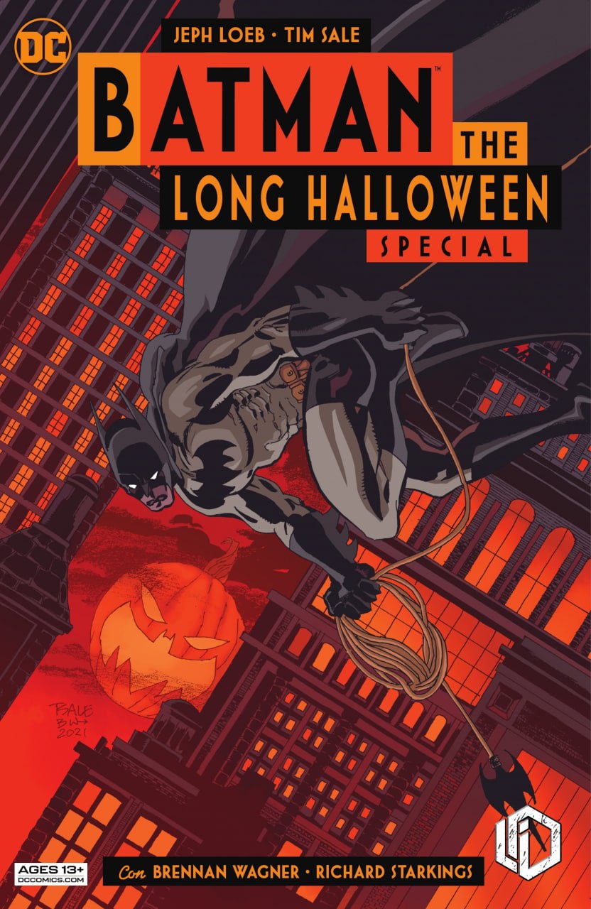 Portada ampliada de BATMAN THE LONG HALLOWEEN SPECIAL