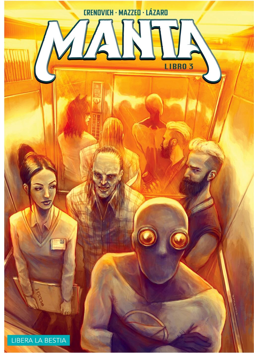 Portada ampliada de MANTA LIBRO 5