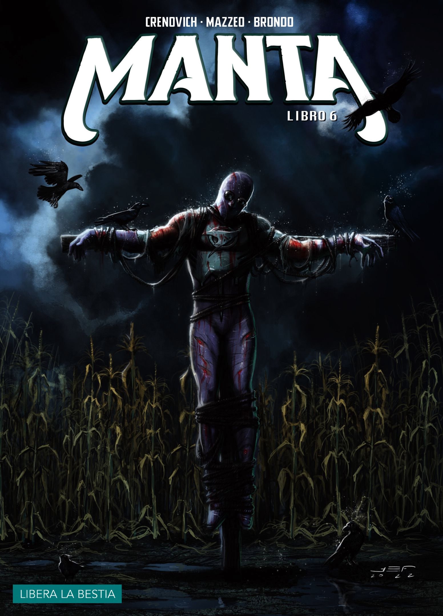 Portada ampliada de Manta Libro 6