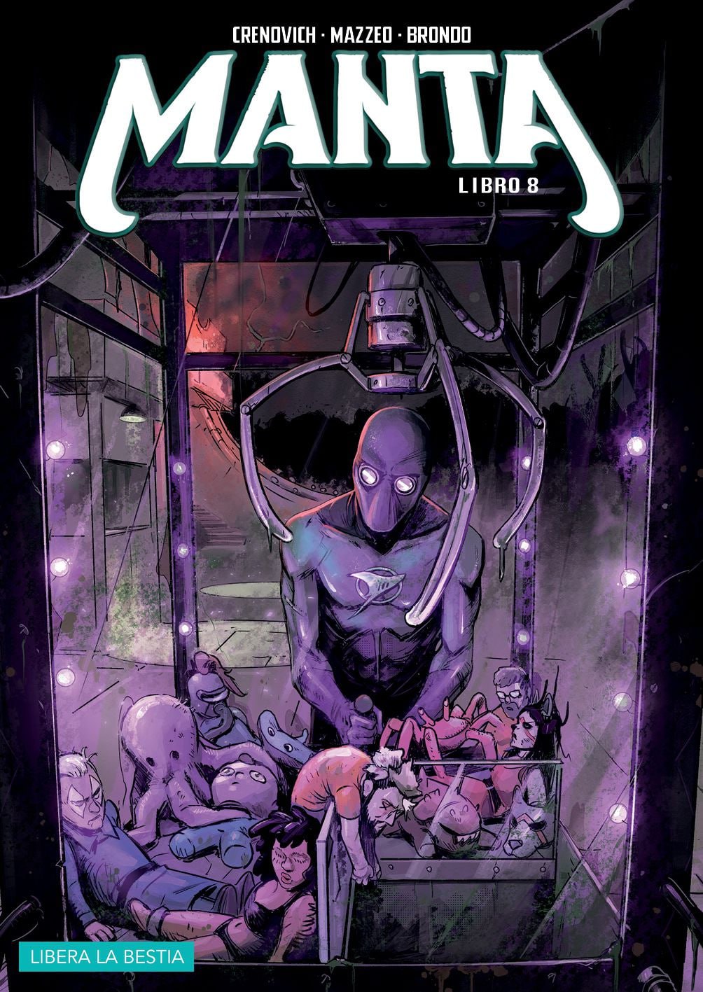 Portada ampliada de MANTA LIBRO 8