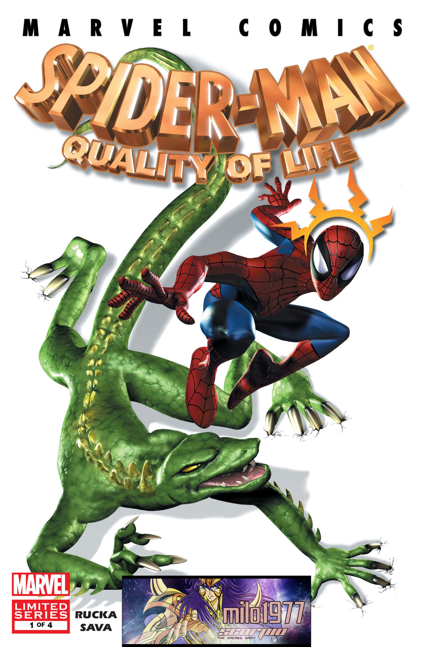Portada ampliada de SPIDER-MAN QUALITY OF LIFE