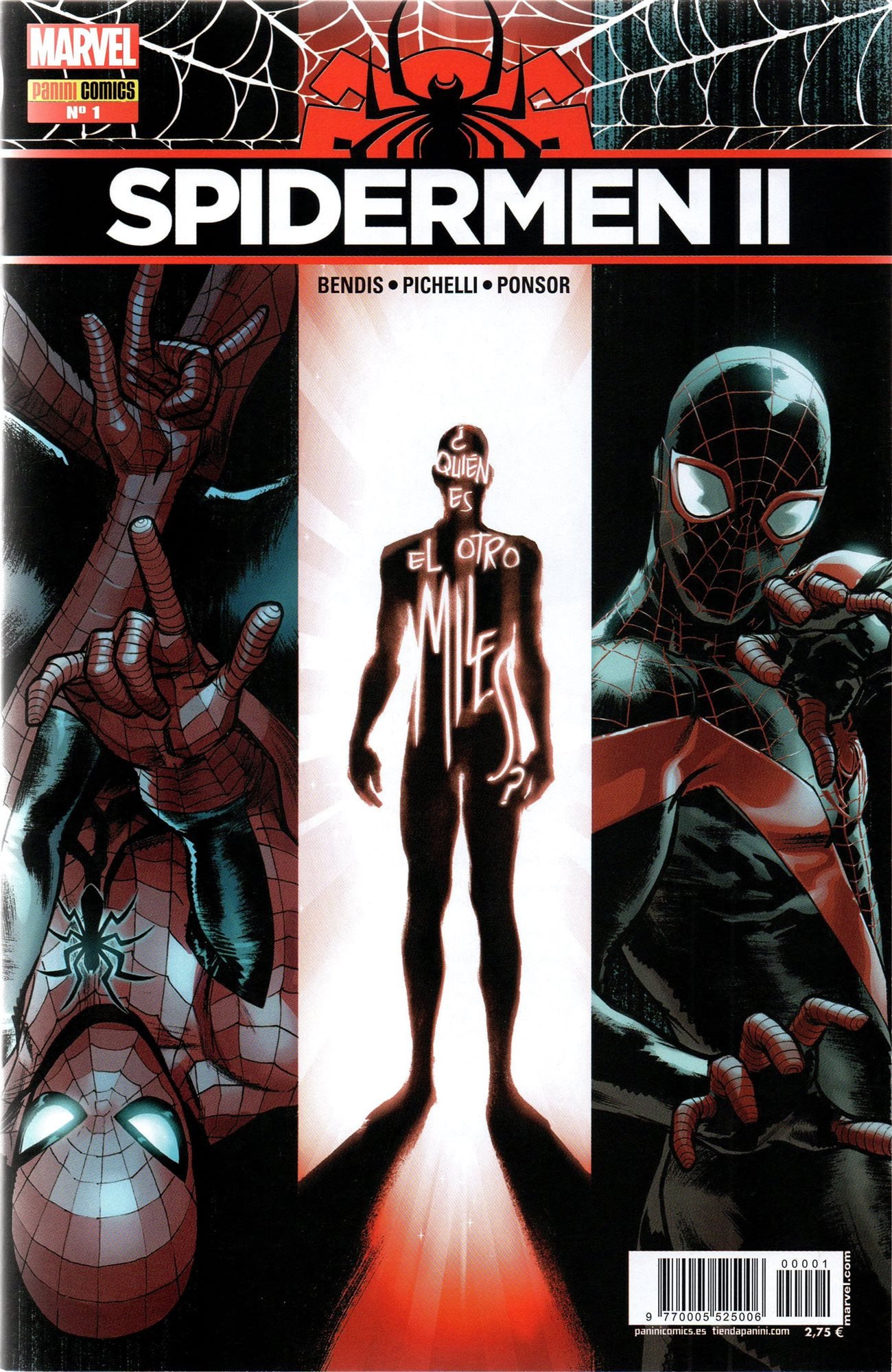 Portada ampliada de SPIDERMEN II