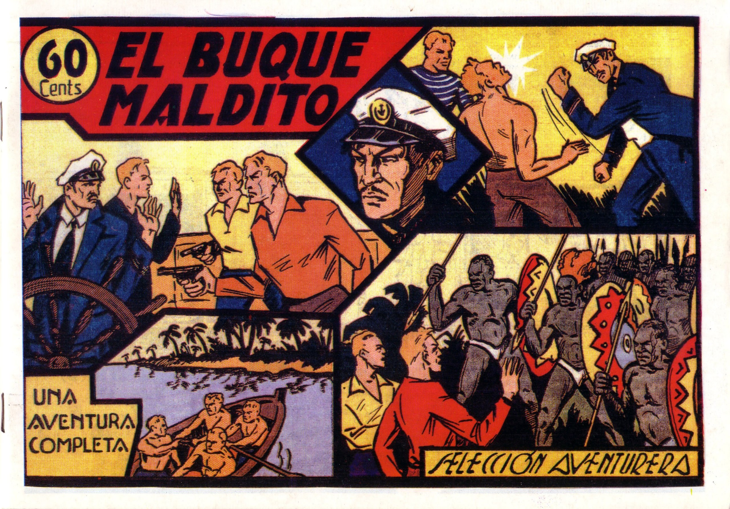Portada ampliada de EL BUQUE MALDITO