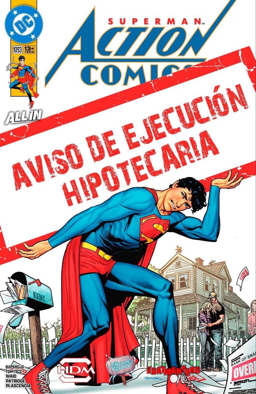 Portada ampliada de SUPERMAN ACTION COMICS