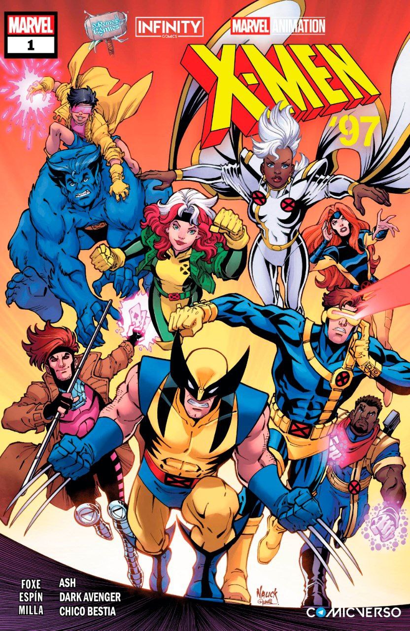 Portada ampliada de X-MEN '