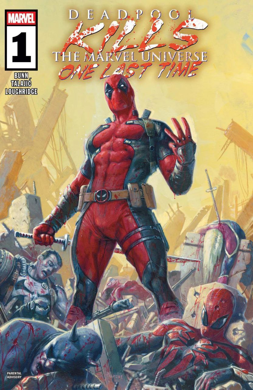 Portada ampliada de Deadpool Kills The Marvel Universe One Last Time