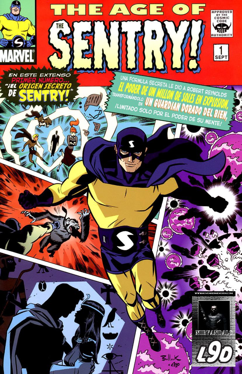 Portada ampliada de THE AGE OF SENTRY!