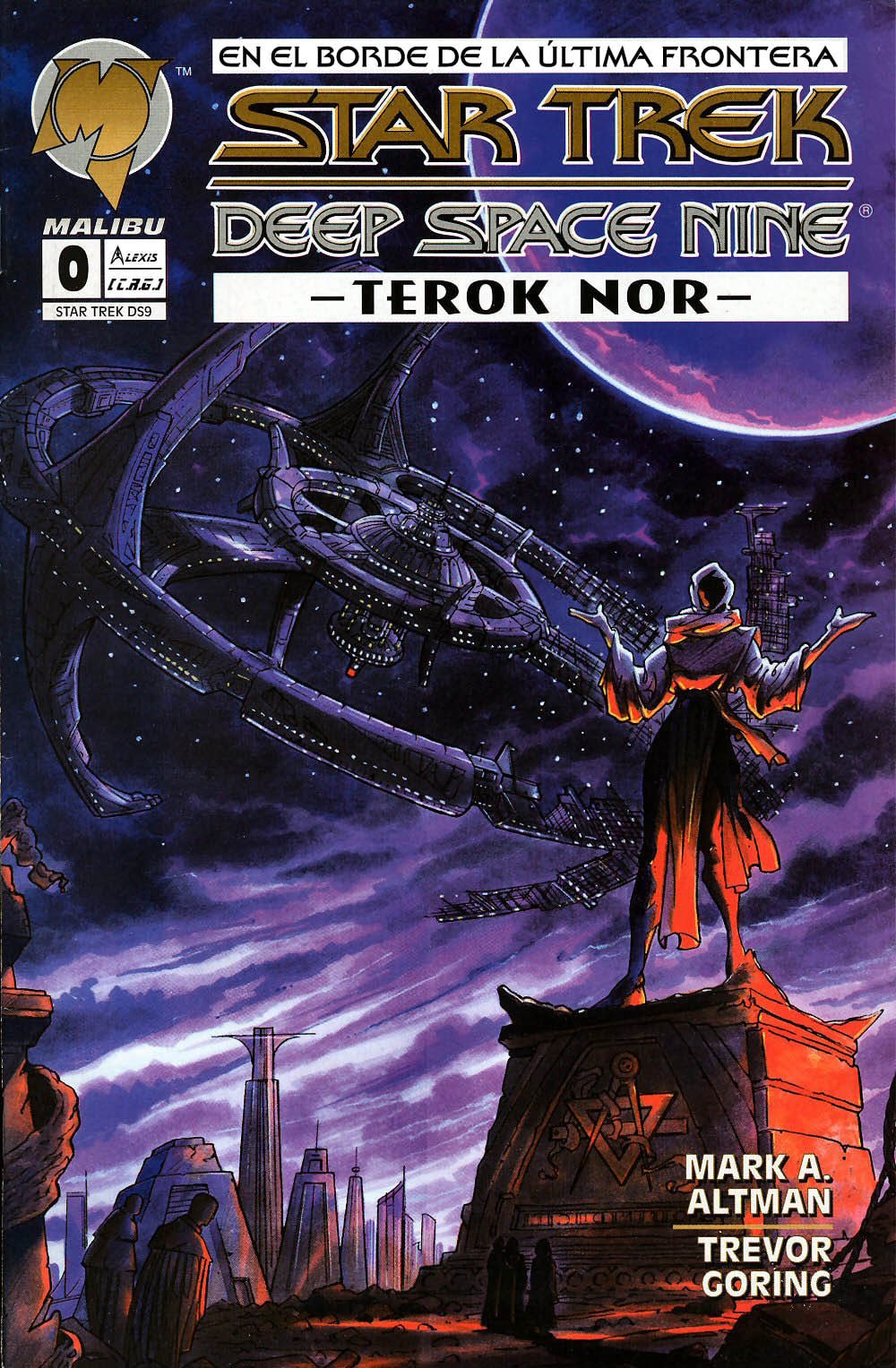 Portada ampliada de STAR TREK DEEP SPACE NINE -TEROK NOR-