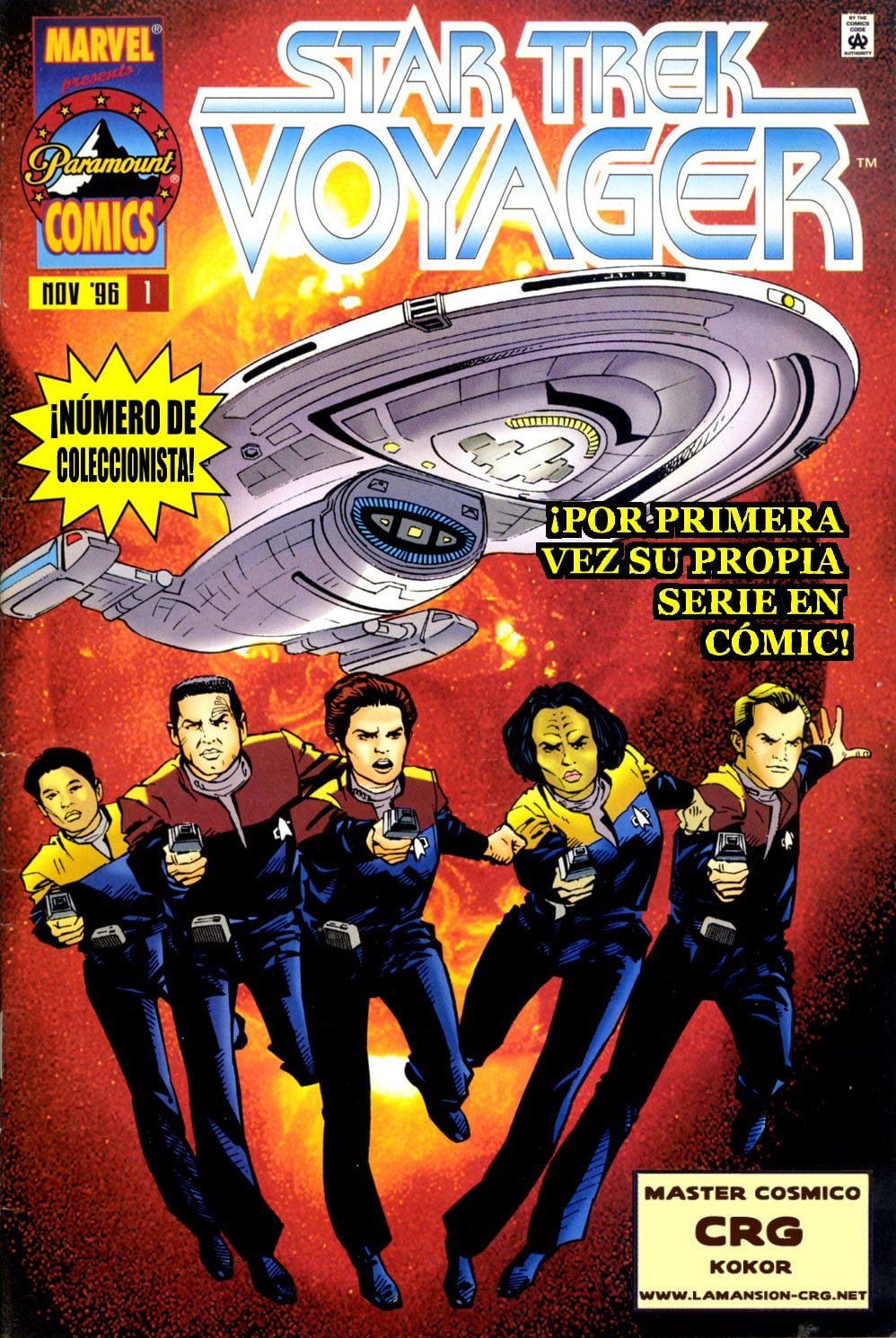 Portada ampliada de Star Trek Voyager
