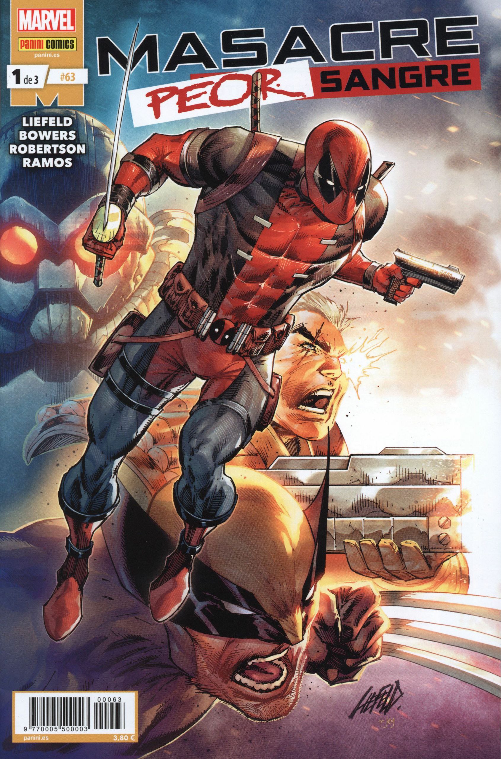 Portada ampliada de MASACRE PEOR SANGRE