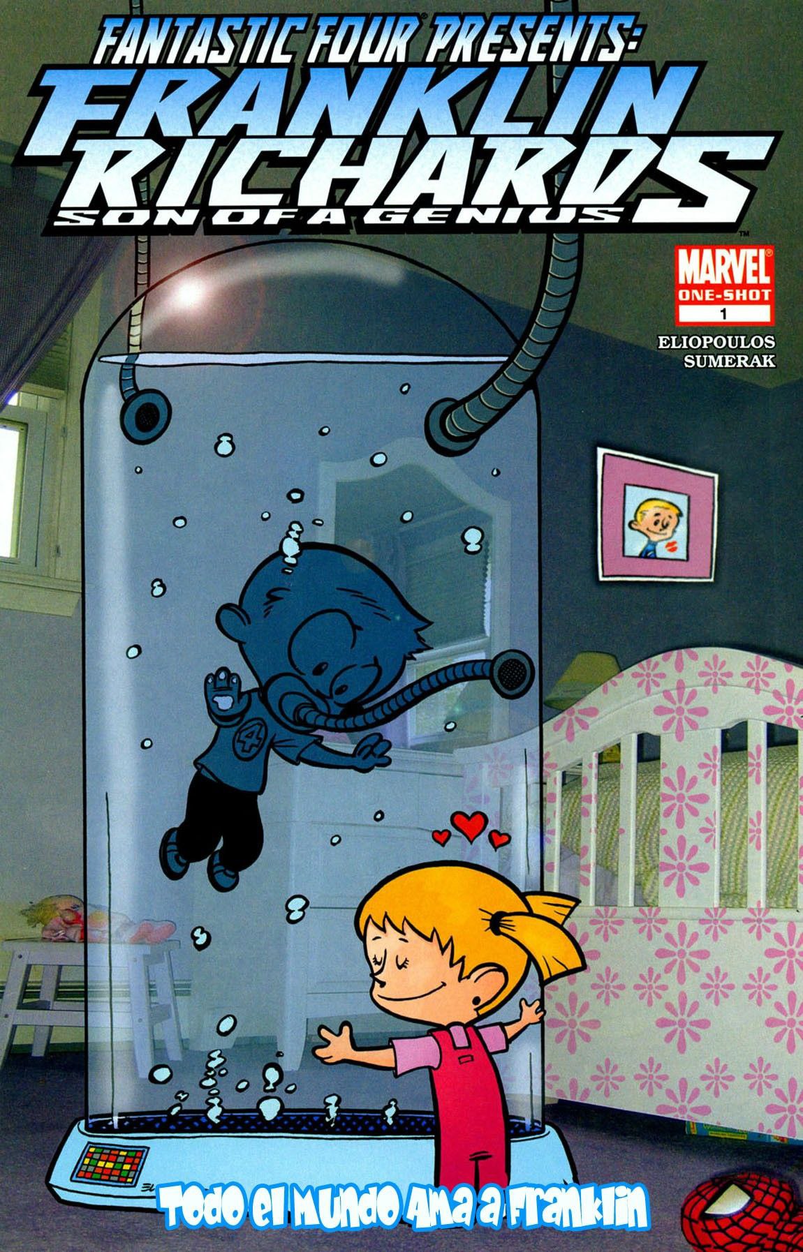 Portada ampliada de FANTASTIC FOUR PRESENTS: FRANKLIN RICHARDS SON OF A GENIUS