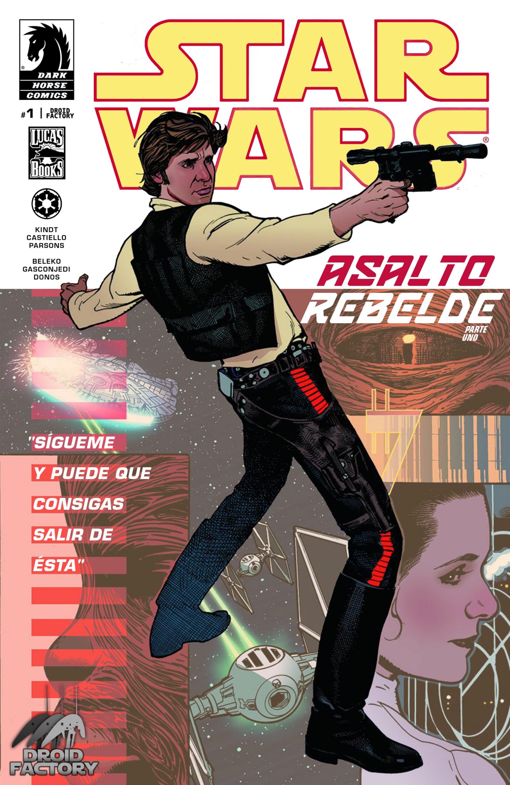 Portada ampliada de STAR WARS ASALTO REBELDE