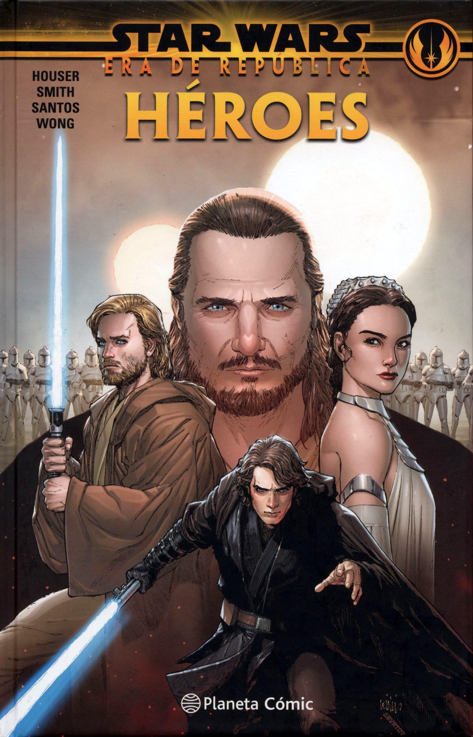 Portada ampliada de STAR WARS ERA DE REPUBLICA HEROES