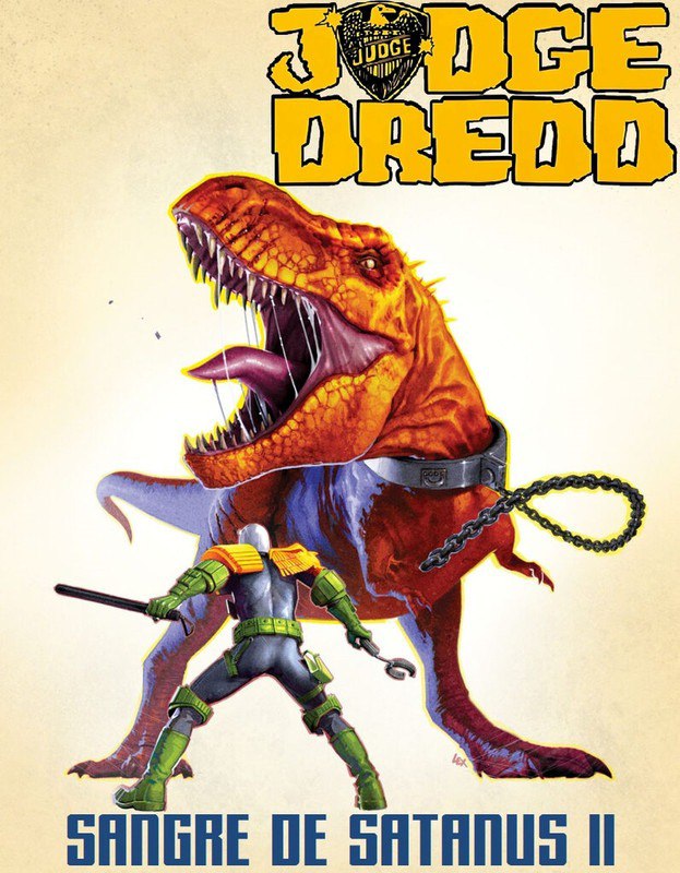 Portada ampliada de Judge Dredd: Sangre de Satanus II