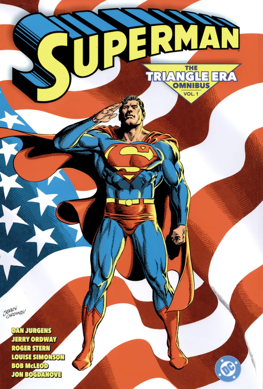 Portada ampliada de SUPERMAN THE TRIANGLE ERA OMNIBUS VOL.