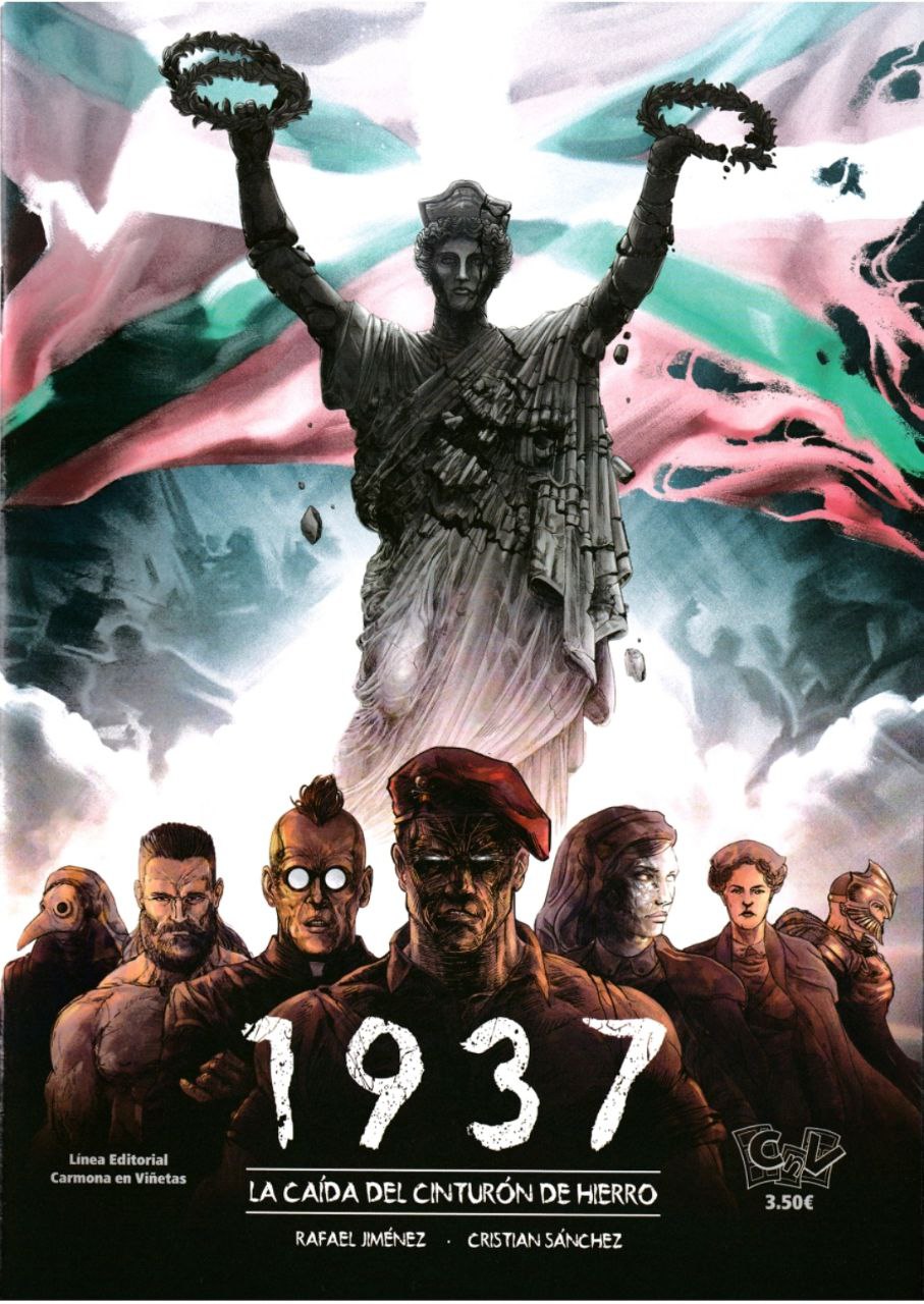 Portada ampliada de 1937. La Caída del Centurón de Hierro