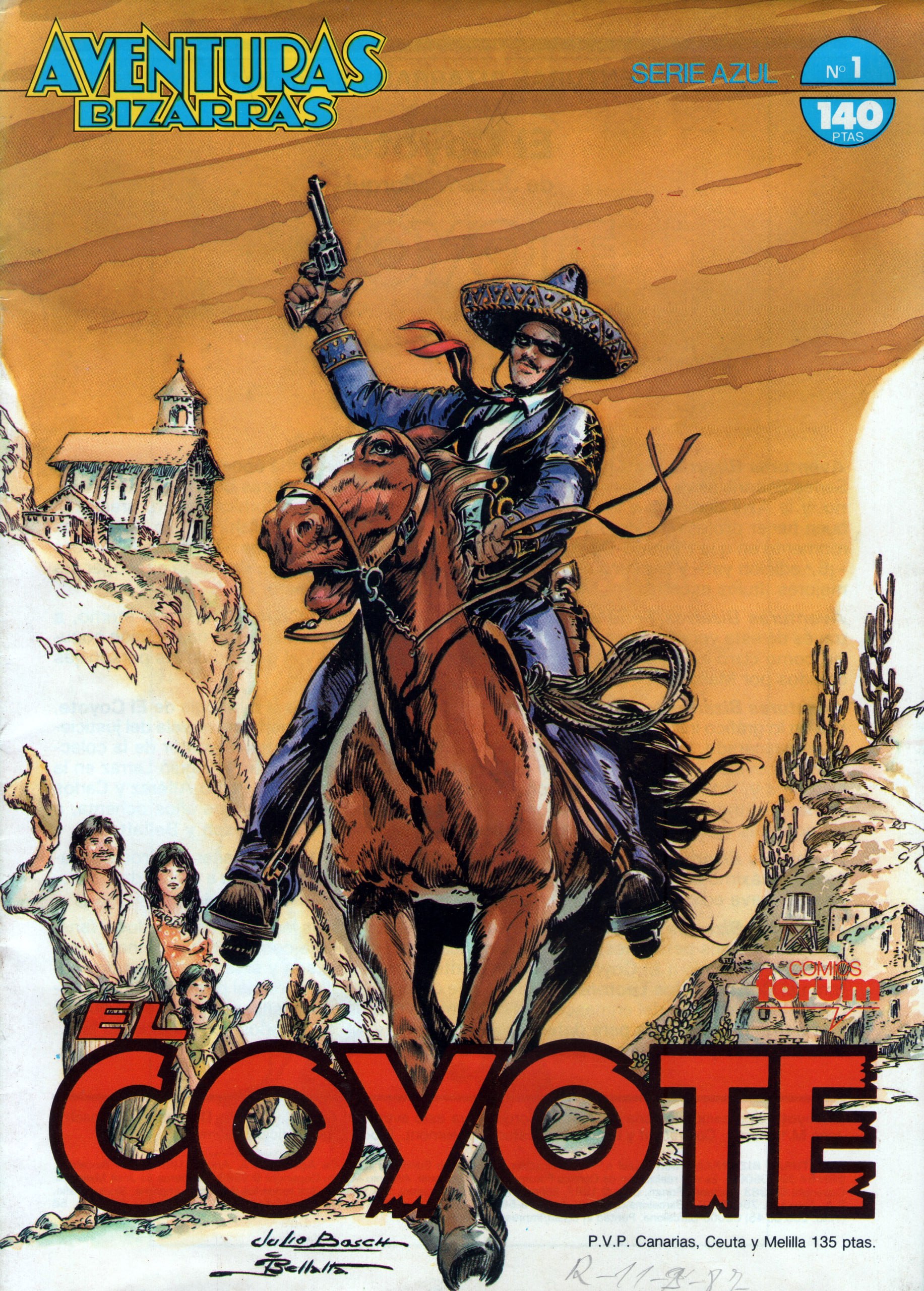 Portada ampliada de El Coyote