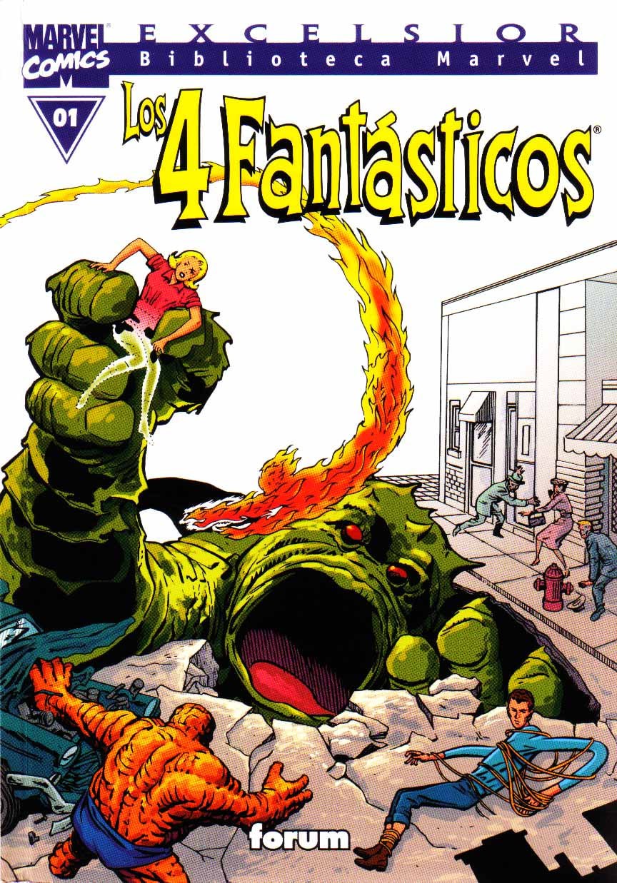 Portada ampliada de Los 4 Fantásticos
