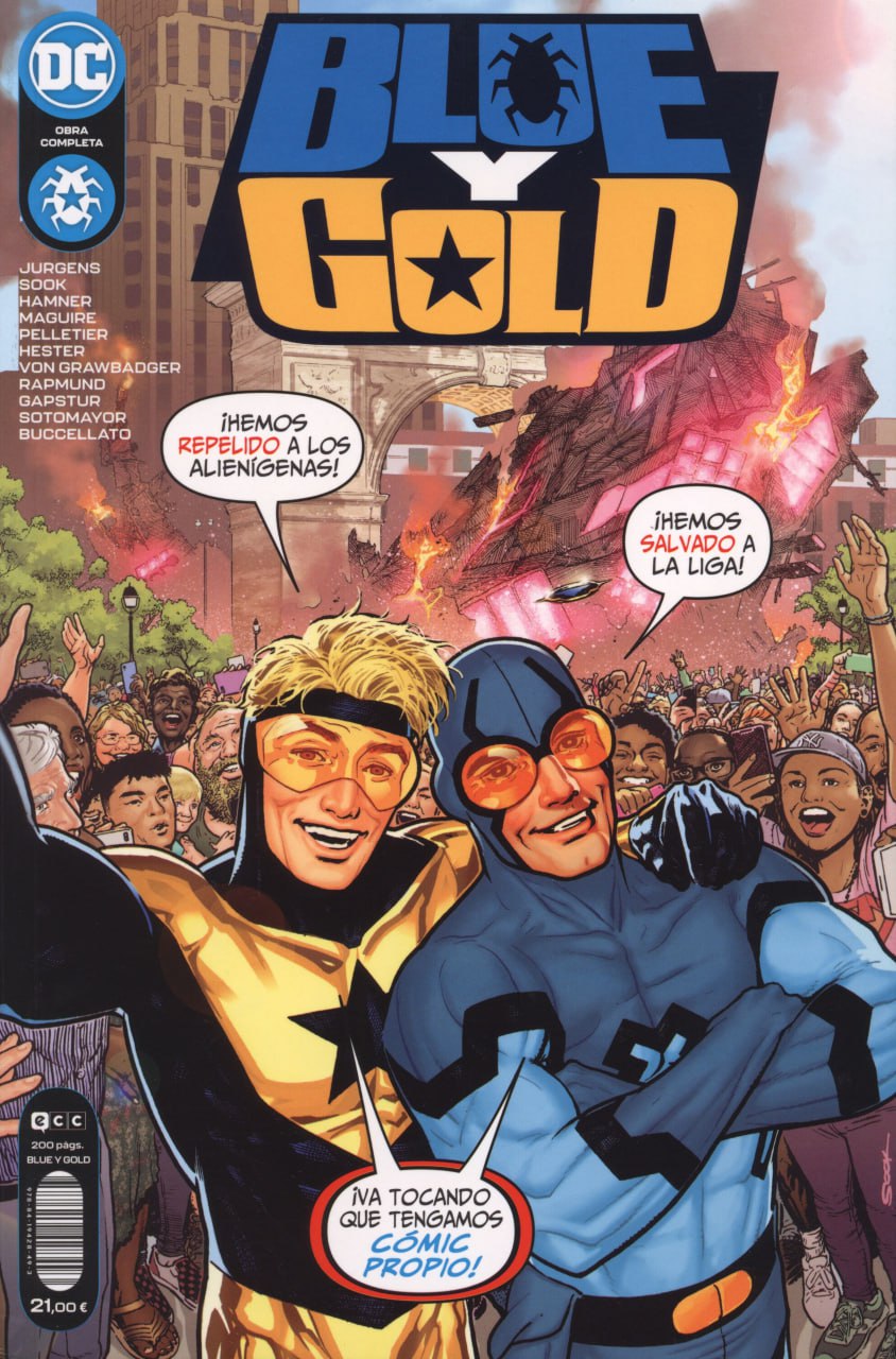 Portada ampliada de Blue Gold