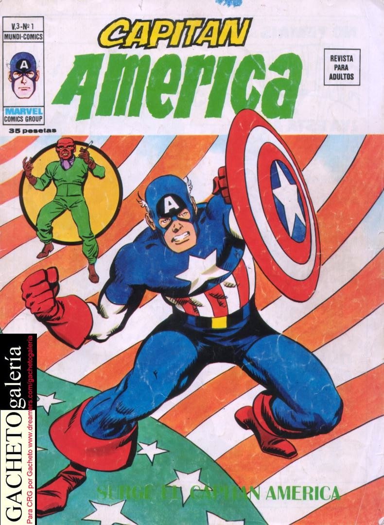 Portada ampliada de Capitan America