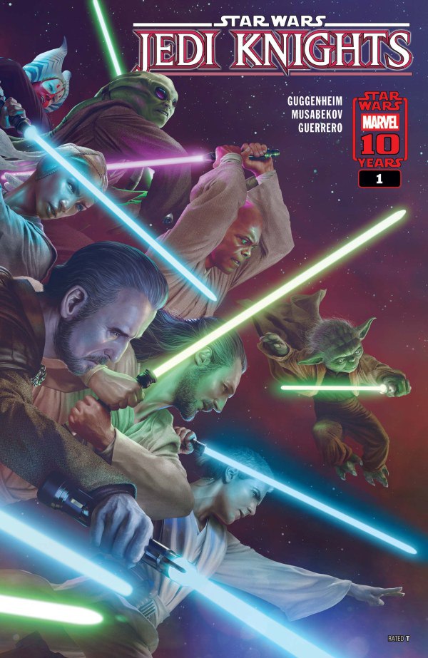 Portada ampliada de JEDI KNIGHTS