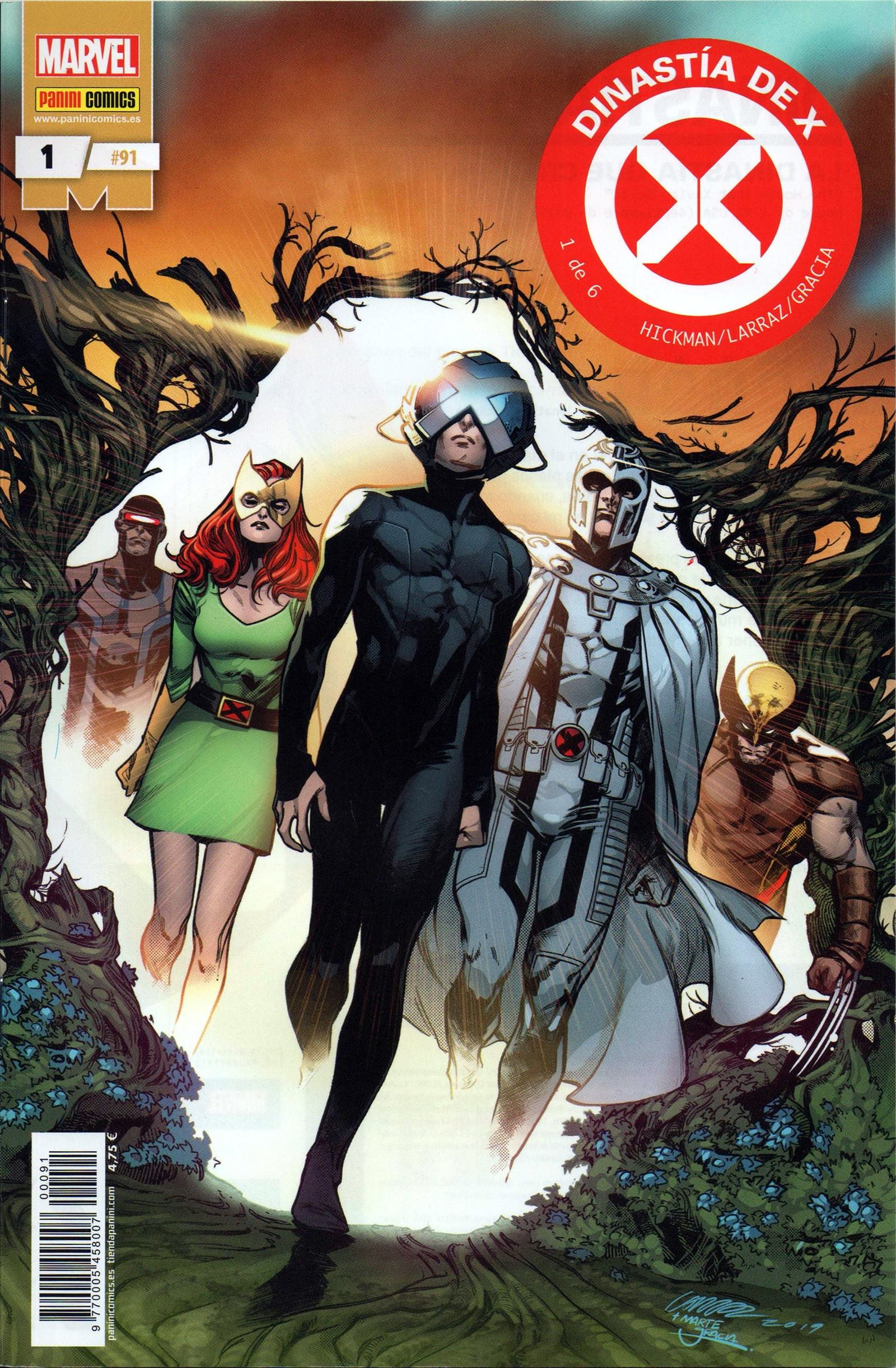 Portada ampliada de DINASTÍA DE X