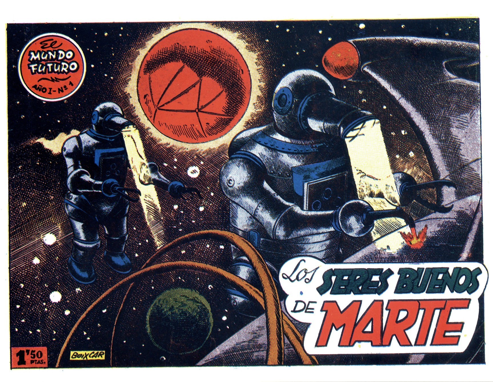 Portada ampliada de Los Terribles Buenos de Marte