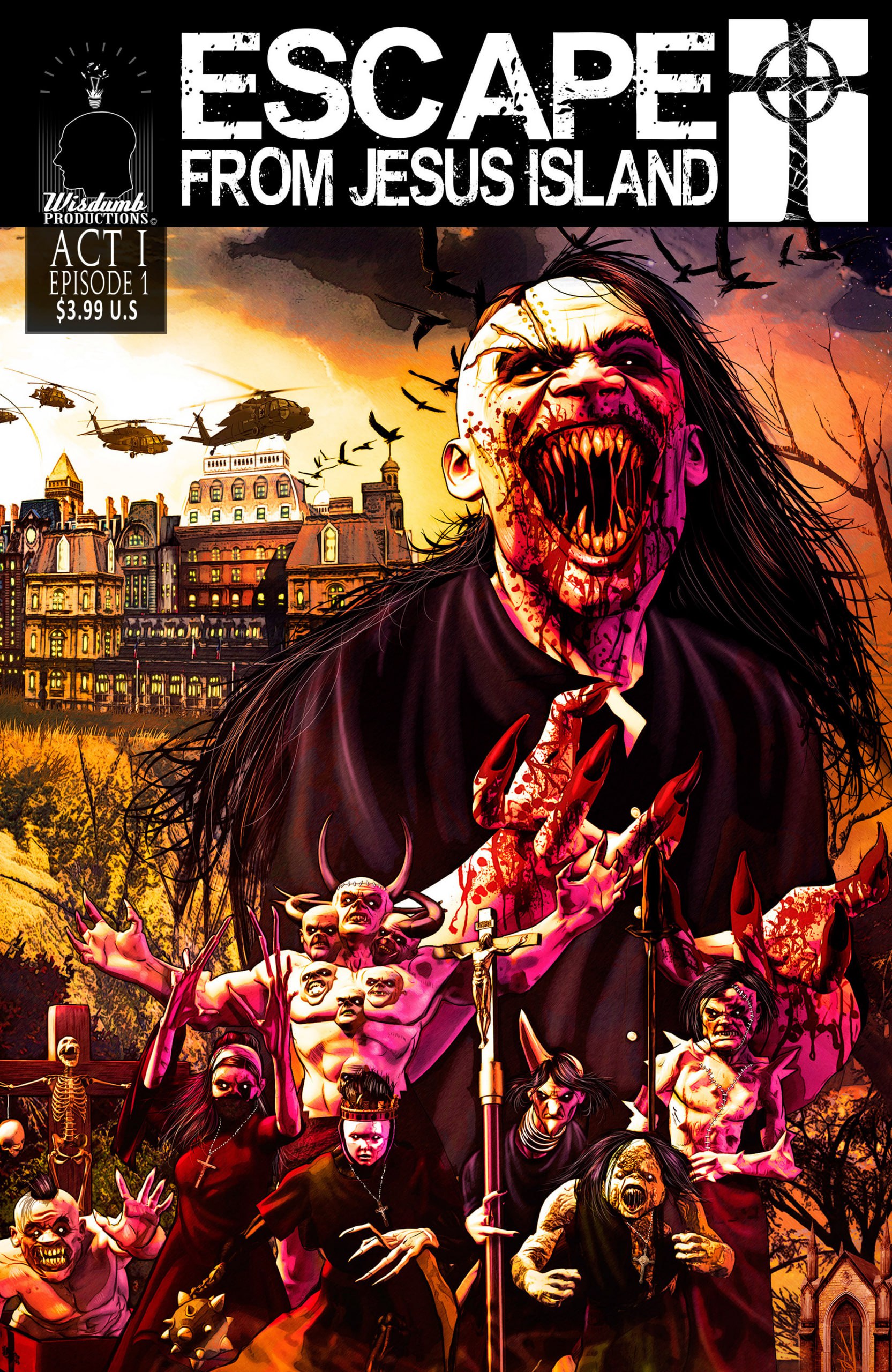 Portada ampliada de ESCAPE FROM JESUS ISLAND