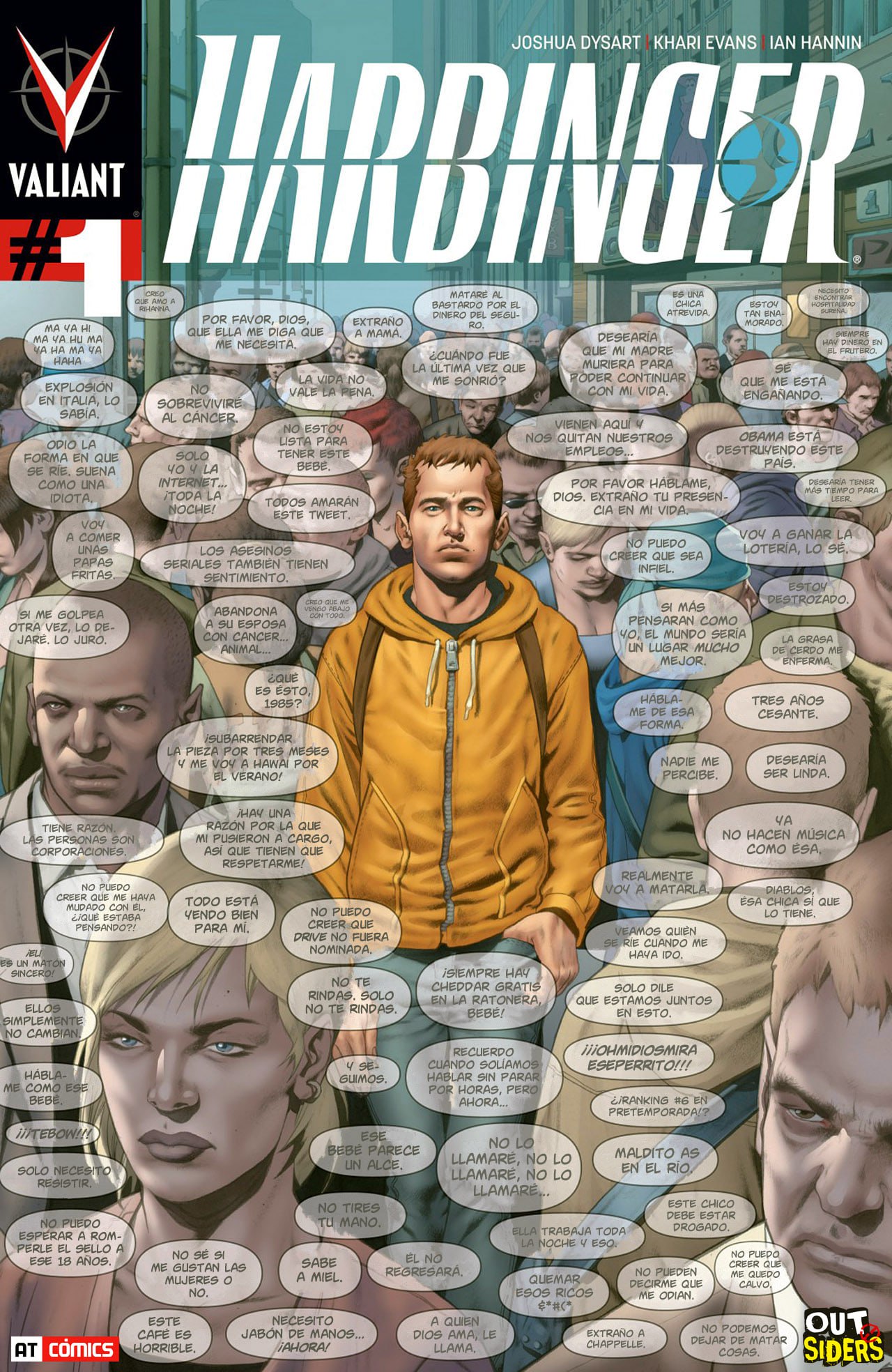 Portada ampliada de HARBINGER