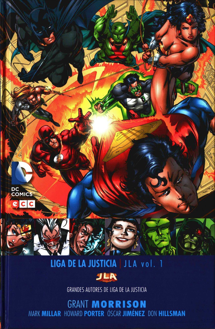 Portada ampliada de LIGA DE LA JUSTICIA JLA vol.