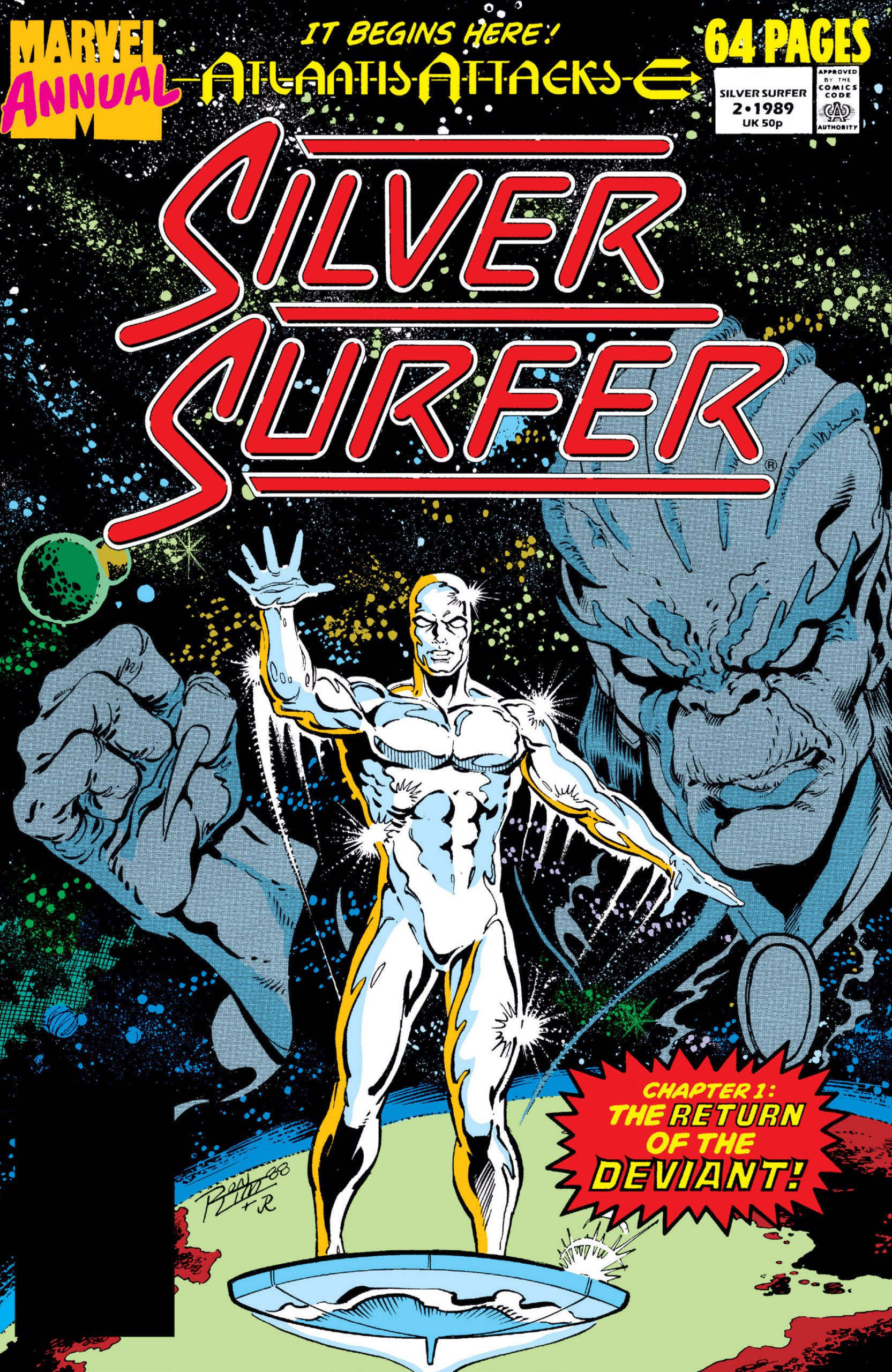 Portada ampliada de SILVER SURFER