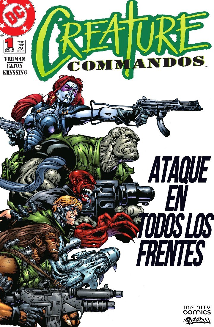 Portada ampliada de Creature Commandos