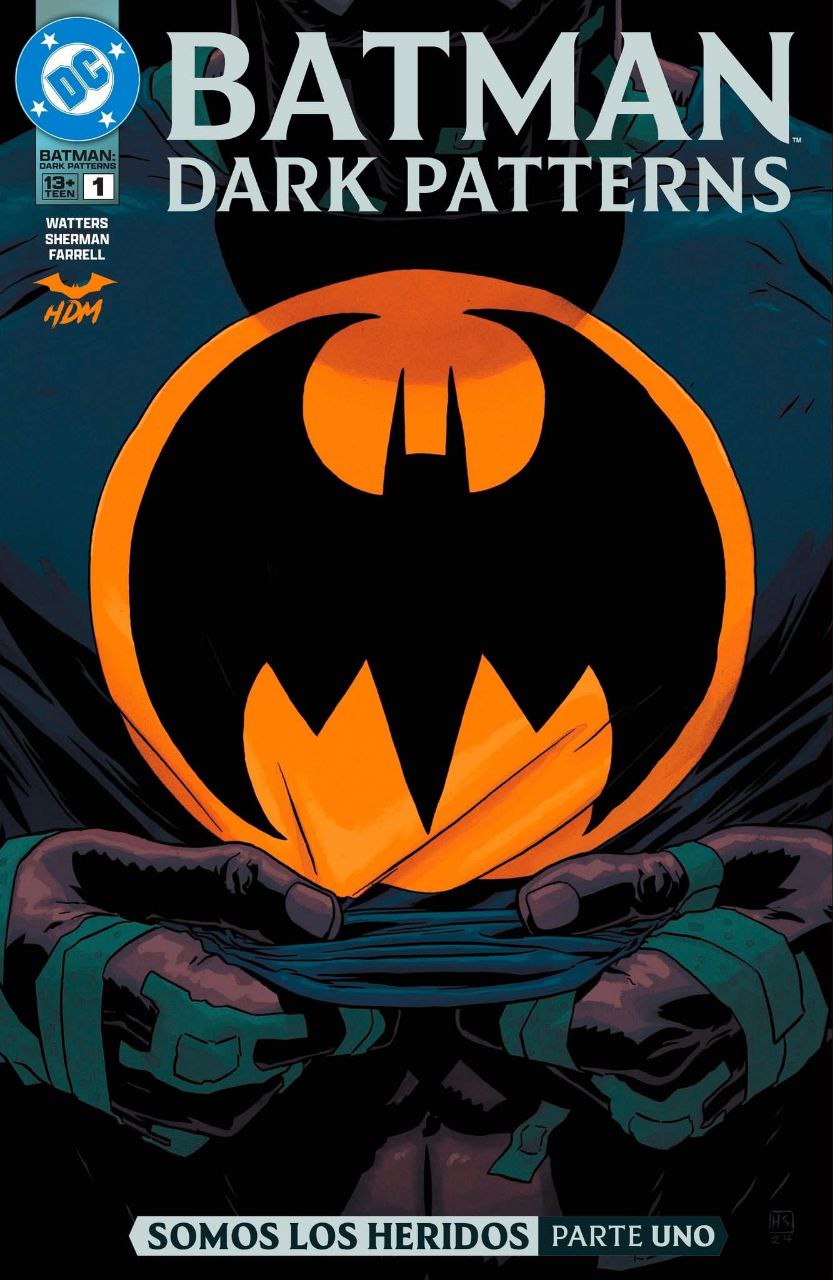 Portada ampliada de BATMAN DARK PATTERNS