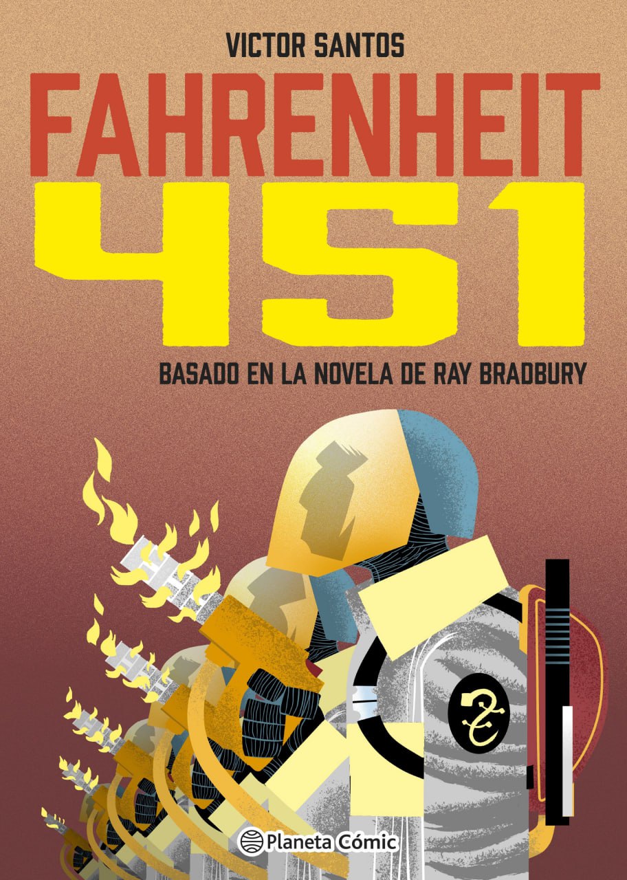 Portada ampliada de FAHRENHEIT 451