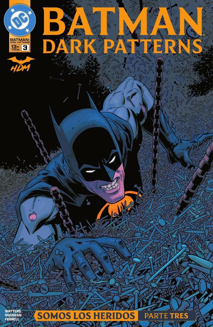 Portada ampliada de BATMAN DARK PATTERNS